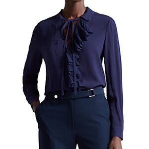 NWT Ted baker Thelma ruffle blouse